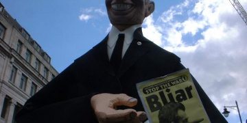Yesterdays man, carituture of Blair