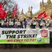 MPs met with striking Birmingham bin workers outside Parliament this week.